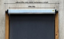 Novoscreen pružinová roleta v minikazete